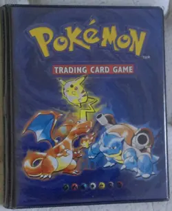POKEMON Trading Card Game 4-Pocket Album VTG 1999 Binder Wizards WOC08320 - Image 1