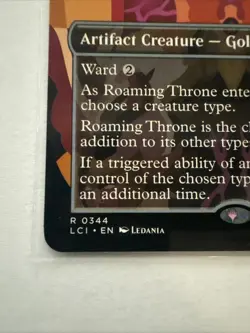 MTG Roaming Throne 0344 (Borderless) The Lost Caverns Of Ixalan Regular LCI NM - Image 2