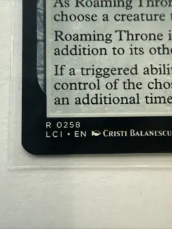 MTG Roaming Throne 0258 Reg LCI Lost Caverns of Ixalan Magic the Gathering NM - Image 2