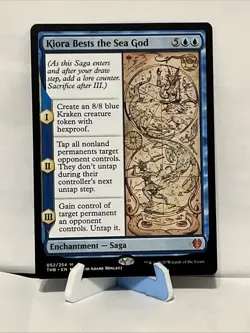 Kiora Bests the Sea God - Theros Beyond Death - NM - MTG - Mythic - Image 1