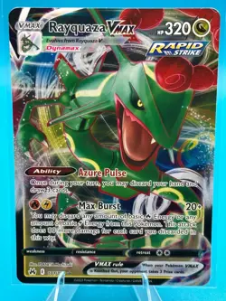 Rayquaza VMAX 101/159 Pokemon TCG Rare Crown Zenith Holo Card (Near Mint) NM - Image 1