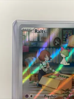 Pokemon TCG Ralts 211/198 Scarlet & Violet Base Set Illustration Rare Mint - Image 2