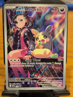 Pokemon TCG Black Star Promos Marnie's Morpeko Holo SVP 206 - Image 1
