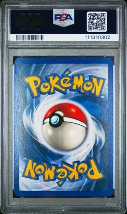 1999 POKEMON GAME BASE SET #7/102 HITMONCHAN HOLO SHADOWLESS PSA 8 - Image 2
