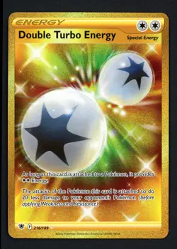 Double Turbo Energy 216/189 Astral Radiance Secret Rare Pokemon TCG - Image 1