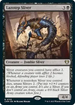 MTG Lazotep Sliver | Commander Masters Regular NM - Image 1