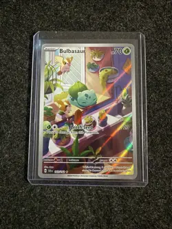 Bulbasaur 143/142 2024 Stellar Crown Illustration Rare Card Pokemon TCG 143/142 - Image 1