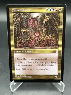 MTG Magic the Gathering Sliver Queen (129/143) Stronghold LP - Image 1