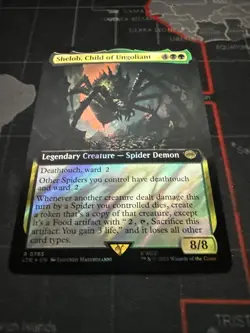 Shelob Child of Ungoliant, R 0785, NM, Extended Surge Foil MTG, LotR Lord Rings - Image 2