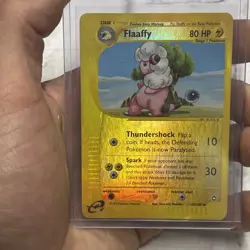 PokÃ©mon Flaaffy 47/147 Reverse Holo Pokemon Card Aquapolis E-Reader LP Vintage - Image 1