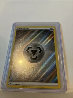 Pokemon - Metal Energy (Texture Full Art) - 159/159 - Crown Zenith - Holo NM - Image 4