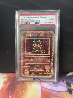 Pokemon 2000 Game Movie Promo PSA 9 Ancient Mew Holo Black Star - Image 1