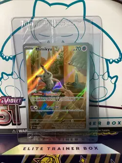 Mimikyu SVP075 Scarlet & Violet Black Star Promo Sealed PokÃ©mon TCG Card - Image 1