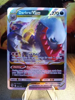 2022 Pokemon Astral Radiance Darkrai Vstar #099 - Image 1