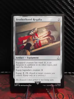 MTG Brotherhood Regalia 0071 Universes Beyond Assassin's Creed Regular Finish  - Image 1