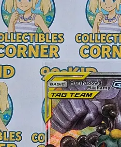 Marshadow & Machamp GX Tag Team Holo Card 82/214  [MINT] ðŸ’ªPACK TO SLEEVEðŸ’ª - Image 3