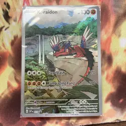 Koraidon SVP 014 Scarlet & Violet Black Star Promo Full Art Holo Pokemon TCG NM - Image 1