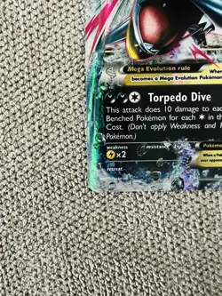 Mega Sharpedo EX XY200 Holo Promo XY Black Star Pokemon - Image 6