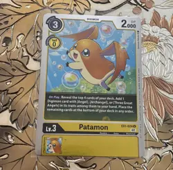 Digimon Card Game Patamon Alternate Art Foil EX1-024 U Promo - Image 1