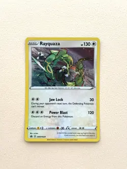 Rayquaza SWSH029 Cosmos Holo Promo Pokemon Card NM Near Mint - Image 1