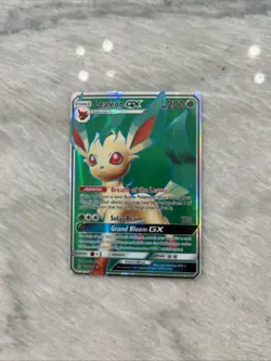 PokÃ©mon TCG Leafeon GX Ultra Prism Holo Card 139/156 Full Art Ultra Rare - Image 1