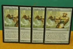 Magic The Gathering Vedalken Shackles Used Card - Image 1