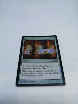 MTG Summoning Station Foil English 5DN Card Used No Reserve - Image 1