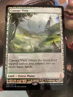 Zendikar Expeditions Foil MTG Card Canopy Vista Zendikar Expeditions English - Image 1