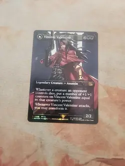 Vincent Valentine Borderless Surge Foil Final Fantasy MTG NM - Image 1