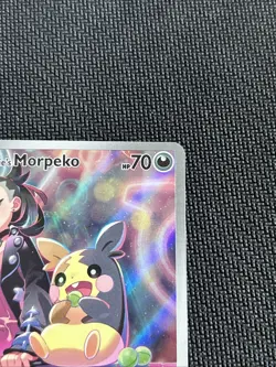 Marnieâ€™s Morpeko SV: Scarlet & Violet Black Star Promo Card 206 NM - Image 5