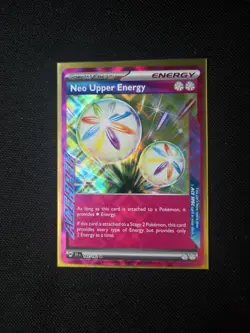 Neo Upper Energy 162/162 Holo Rare Pokemon Card - 2024 ACE SPEC Special Energy - - Image 1