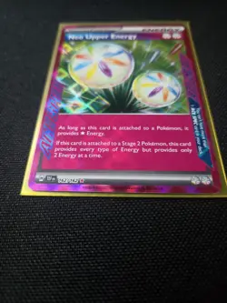Neo Upper Energy 162/162 Holo Rare Pokemon Card - 2024 ACE SPEC Special Energy - - Image 2