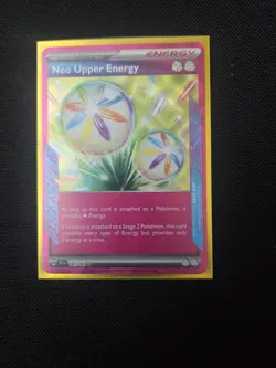 Neo Upper Energy 162/162 Holo Rare Pokemon Card - 2024 ACE SPEC Special Energy - - Image 9