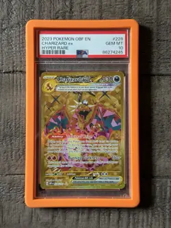 2023 POKEMON OBF EN-OBSIDIAN FLAMES HYPER RARE #228 CHARIZARD EX PSA 10 - Image 1