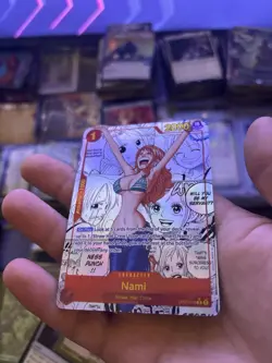 One Piece Trading Card Game Nami Manga Alt Art Rare PRB-01 English OP01-016 - Image 2