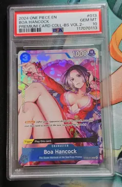 2024 ONE PIECE PREMIUM CARD BEST SELECTION VOL.2 ST03-013 BOA HANCOCK PSA 10 - Image 1