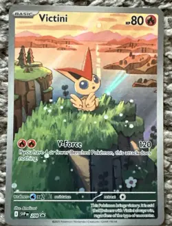 Victini 208 Sv: Scarlet & Violet Promo Card Holo Black Bolt & White Flare - Image 1