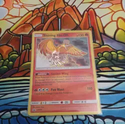 SHINING HO-OH 2017 Pokemon Sun & Moon Black Star Promo #SM70 - Image 1