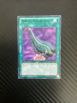 Yugioh Harpieâ€™s Feather Duster Bp01-En035 Rare 1st Ed NM Card - Image 1