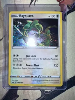 Pokemon Card TCG - Rayquaza SWSH029 Holo Promo Sword & Shield Promo - Image 1