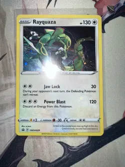 Pokemon Card TCG - Rayquaza SWSH029 Holo Promo Sword & Shield Promo - Image 2