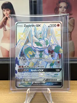 PokÃ©mon Zygarde GX TCG Full Art Ultra Rare Holo Card SV65/SV94 - Image 1