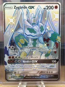 PokÃ©mon Zygarde GX TCG Full Art Ultra Rare Holo Card SV65/SV94 - Image 23