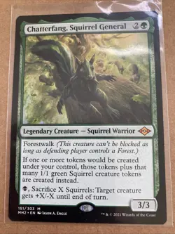 Chatterfang, Squirrel General Modern Horizons 2 Regular.  Mtg.  Nm - Image 2