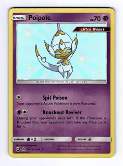 Poipole Hidden Fates: Shiny Vault #SV19 (2017) Holo NM Pokemon - Image 1