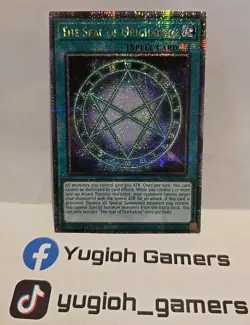 YUGIOH THE SEAL OF ORICHALCOS MP24 QUARTER CENTURY SECRET LIGHT PLAYED - Image 1