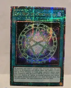 YUGIOH THE SEAL OF ORICHALCOS MP24 QUARTER CENTURY SECRET LIGHT PLAYED - Image 2