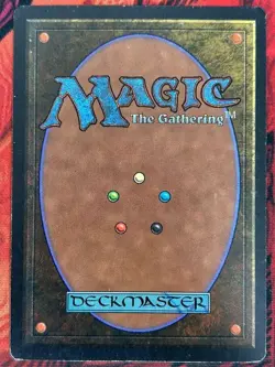 MTG Juzam Djinn - Arabian Nights (ARN) ARTIST SIGNED Mark Tedin Official LP - Image 2