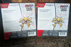 Pokemon TCG Scarlet and Violet - 151 Alakazam ex Collection Box - 4 Packs x2 - Image 2