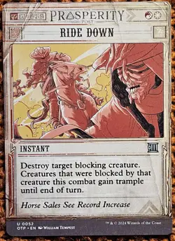 âœ¨ï¸Ride Downâœ¨ï¸ MTG | Outlaws of Thunder Junction: Breaking News | U 0052 - Image 1